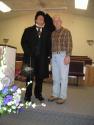 Song director Bro.Mike Launay will always bring the old hymns of the faith